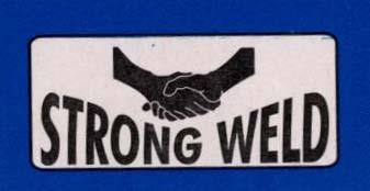 SRONG WELD (and logo) trademark logo