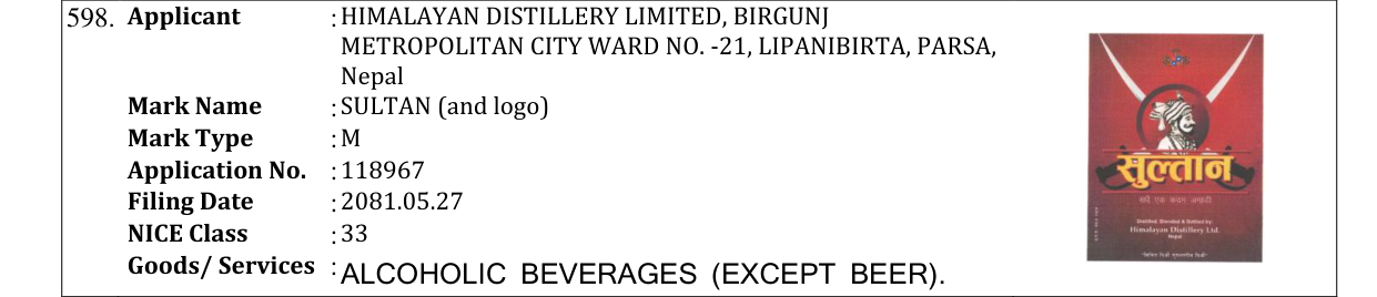 Original bulletin entry for SULTAN (and logo)