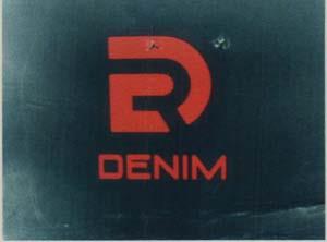 R DENIM (and logo) trademark logo