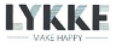 LYKKE MAKE HAPPY (and logo) trademark logo