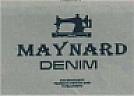 MAYNARD DENIM (and logo) trademark logo