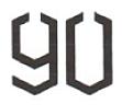 90 (and logo) trademark logo
