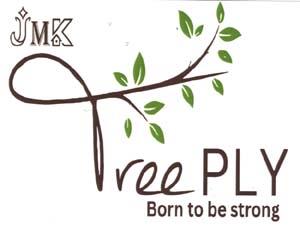 JMK TREE PLY (and logo) trademark logo