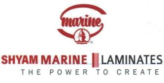 SHYAM MARINE LAMINATES (and logo) trademark logo