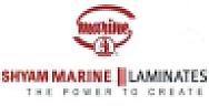 SHYAM MARINE LAMINATES (and logo) trademark logo