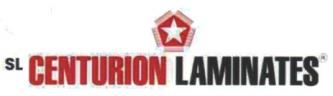 SL CENTURION LAMINATES (and logo) trademark logo