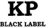 KP BLACK LABEL (and logo) trademark logo