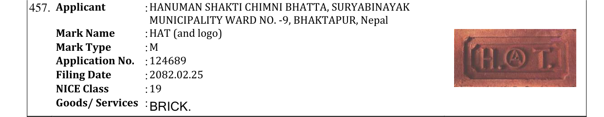 Original bulletin entry for HAT (and logo)