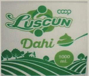 LUSCUN (and logo) trademark logo
