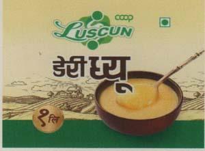 LUSCUN (and logo) trademark logo