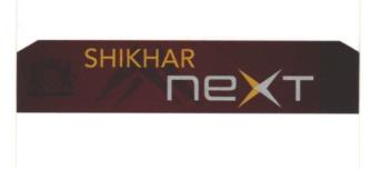 SHIKHAR NEXT (and logo) trademark logo