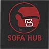 SH SOFA HUB (and logo) trademark logo
