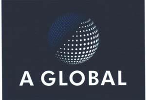 A GLOBAL (and logo) trademark logo