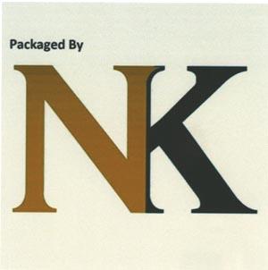 Packaged By NK (and logo) trademark logo
