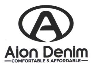 AION DENIM (and logo) trademark logo