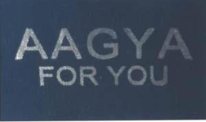 AAGYA (and logo) trademark logo