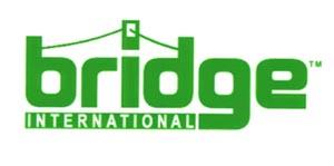 BRIDGE INTERNATIONAL (and logo) trademark logo