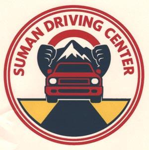 SUMAN DRIVING CENTER (and logo) trademark logo