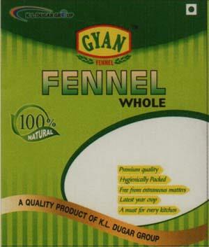 GYAN FENNEL WHOLE (and logo) trademark logo