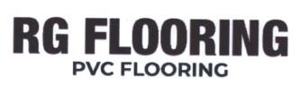 RG FLOORING (and logo) trademark logo