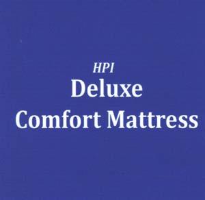 HPI DELUXE COMFORT MATTRESS (and logo) trademark logo
