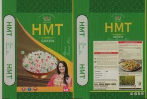HMT GREEN (and logo) trademark logo