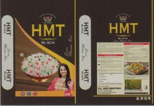 HMT BLACK (and logo) trademark logo