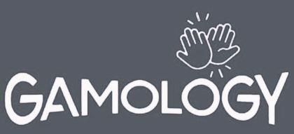 GAMOLOGY (and logo) trademark logo