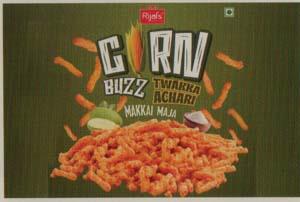RIJAL'S CORNBUZZ TWAKKA ACHARI MAKKAI MAJA (and logo) trademark logo