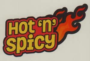 HOT 'n' Spicy (and logo) trademark logo