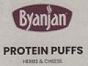 BYANJAN PROTEIN PUFFS (and logo) trademark logo