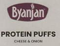 BYANJAN PROTEIN PUFFS (and logo) trademark logo