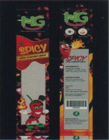 HG SPICY (and logo) trademark logo