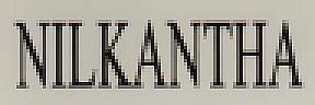 NILKANTHA (and logo) trademark logo