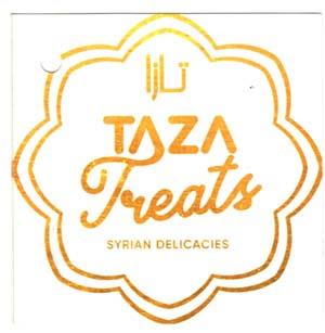 TAZA TREATS (and logo) trademark logo