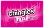 CHINGLES MAXI TUTTI FRUTTI (and logo) trademark logo