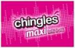 CHINGLES MAXI TUTTI FRUTTI (and logo) trademark logo