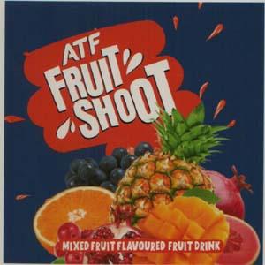 ATF FRUIT SHOOT MIXED FRUIT FLAVOURED FRUIT DRINK (and logo) trademark logo