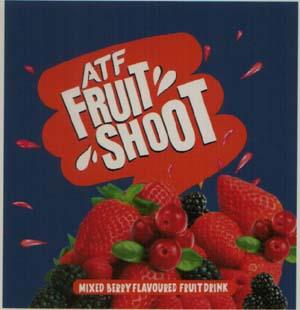 ATF FRUIT SHOOT MIXED BERRY FLAVOURED FRUIT DRINK (and logo) trademark logo