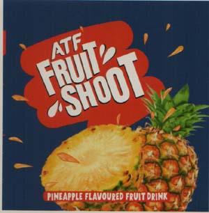 ATF FRUIT SHOOT PINEAPPLE FLAVOURED FRUIT DRINK (and logo) trademark logo