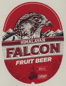 HIMALAYAN FALCON FRUIT BEER (and logo) trademark logo