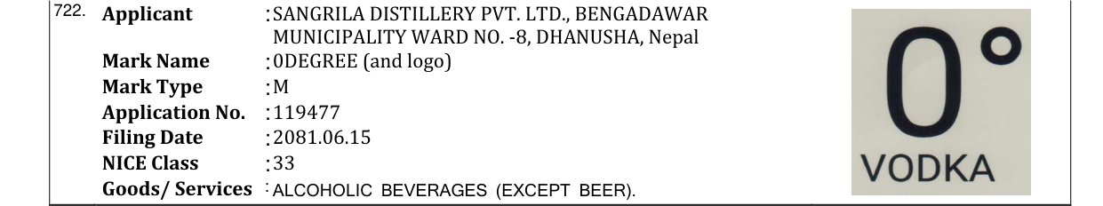 Original bulletin entry for 0DEGREE (and logo)