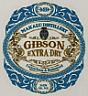 GIBSON EXTRA DRY (and logo) trademark logo