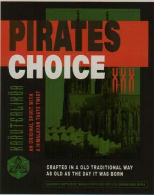 PIRATES CHOICE XXX (and logo) trademark logo