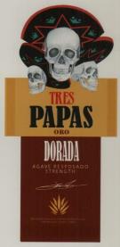 TRES PAPAS ORO (and logo) trademark logo