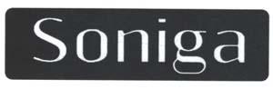 Soniga (and logo) trademark logo