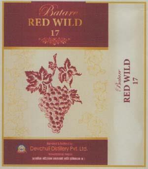BATARE RED WILD (and logo) trademark logo
