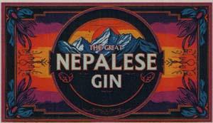 THE GREAT NEPALESE GIN (and logo) trademark logo