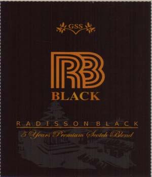 GSS RADISSON BLACK (and logo) trademark logo