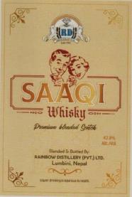 SAAQI WHISKY (and logo) trademark logo